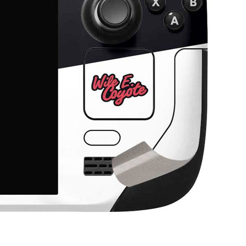 Looney Tunes Retro Wile E Coyote Steam Deck Handheld Gaming Computer OLED Skin