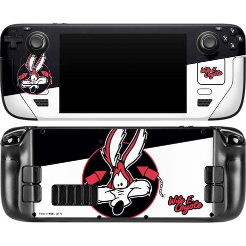 Looney Tunes Retro Wile E Coyote Steam Deck Handheld Gaming Computer Skin