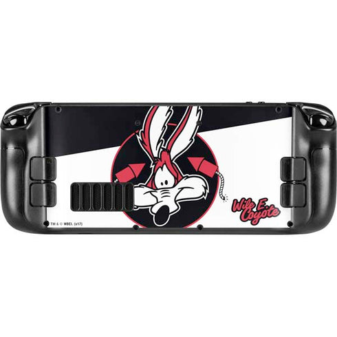 Looney Tunes Retro Wile E Coyote Steam Deck Handheld Gaming Computer Skin
