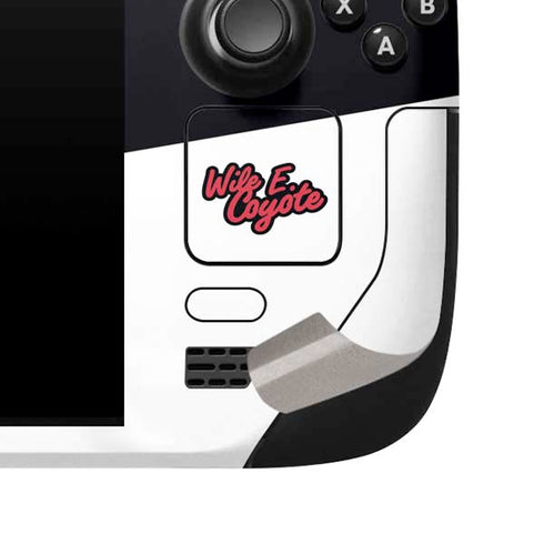 Looney Tunes Retro Wile E Coyote Steam Deck Handheld Gaming Computer Skin