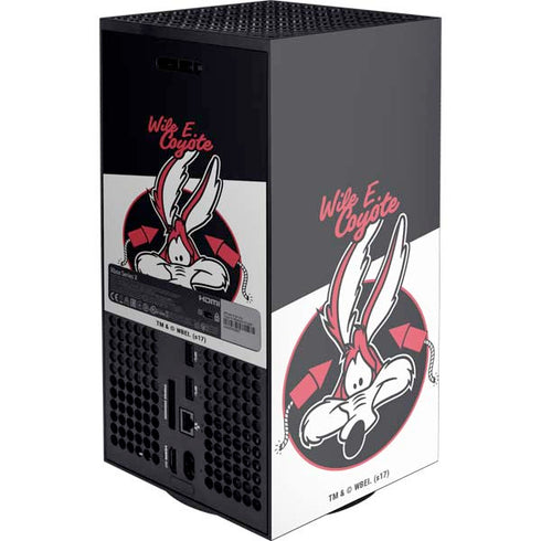 Looney Tunes Retro Wile E Coyote XBox Series X Digital Edition Console Skin