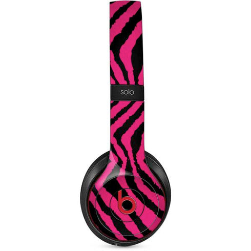Retro Zebra Beats Solo 2 Wireless Skin