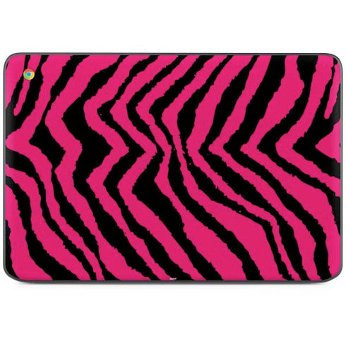 Retro Zebra HP Chromebook Skin