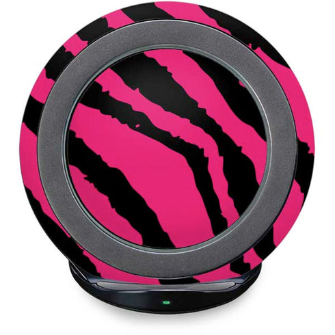 Retro Zebra Fast Charge Wireless Charging Stand Skin
