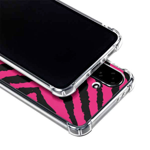 Retro Zebra Galaxy A36 5G Clear Case