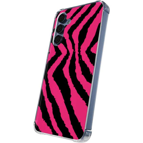 Retro Zebra Galaxy A55 5G Clear Case