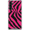 Retro Zebra Galaxy S24 FE Clear Case