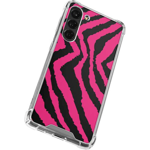 Retro Zebra Galaxy S24 FE Clear Case