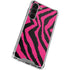 Retro Zebra Galaxy S24 FE Clear Case