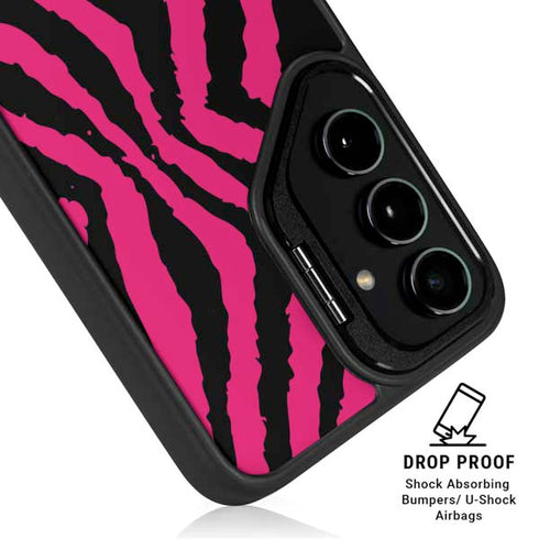 Retro Zebra Galaxy S25 Plus Kickstand Case