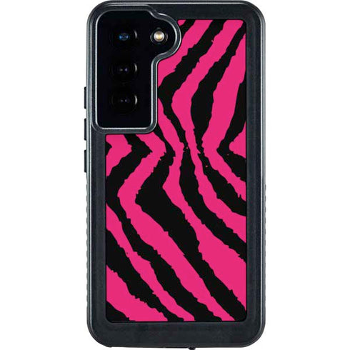 Retro Zebra Galaxy S24 Waterproof Case