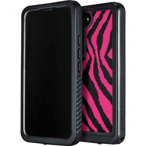 Retro Zebra Galaxy S24 Waterproof Case