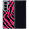 Retro Zebra Galaxy Z Fold5 5G Clear Case