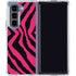 Retro Zebra Galaxy Z Fold5 5G Clear Case