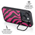 Retro Zebra iPhone 13 Kickstand Case