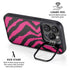 Retro Zebra iPhone 13 Pro Kickstand Case
