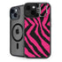 Retro Zebra iPhone 14 Kickstand Case