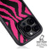 Retro Zebra iPhone 14 Pro Kickstand Case