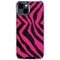Retro Zebra iPhone 15 Clear Case