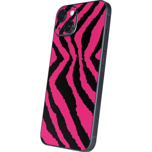 Retro Zebra iPhone 15 Skin