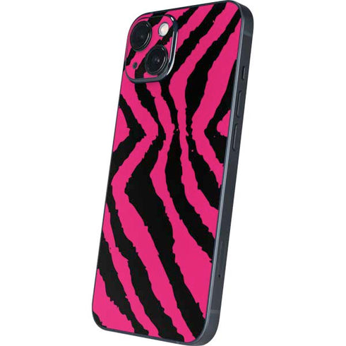Retro Zebra iPhone 15 Skin