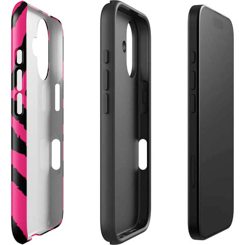 Retro Zebra iPhone 16 Impact Case