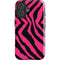 Retro Zebra iPhone 16 Plus Impact Case