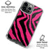 Retro Zebra iPhone 16 Pro Clear Case