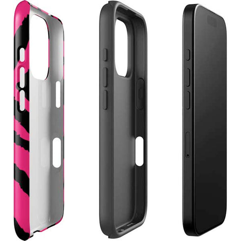 Retro Zebra iPhone 16 Pro Impact Case