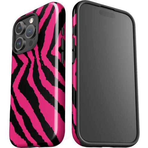 Retro Zebra iPhone 16 Pro Impact Case