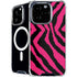 Retro Zebra iPhone 16 Pro MagSafe Case