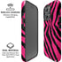 Retro Zebra iPhone 16 Pro Magsafe Impact Case