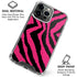 Retro Zebra iPhone 16 Pro Max Clear Case