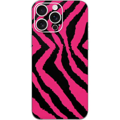 Retro Zebra iPhone 16 Pro Max Skin