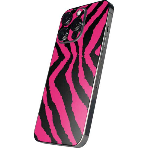 Retro Zebra iPhone 16 Pro Max Skin