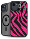 Retro Zebra iPhone 16e Kickstand Case