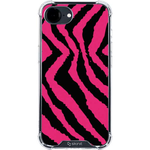 Retro Zebra iPhone 16e Clear Case