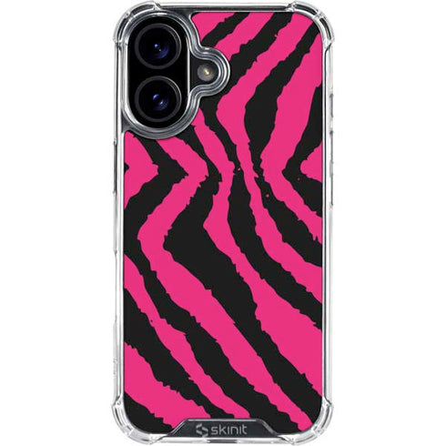 Retro Zebra iPhone 17 Clear Case
