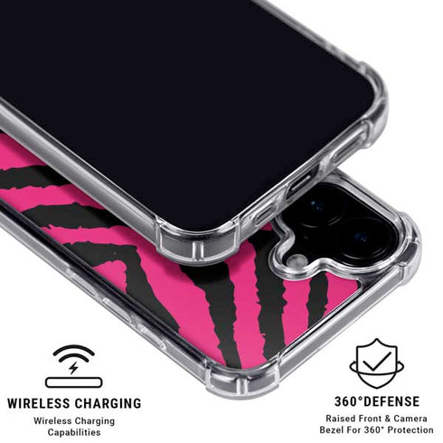 Retro Zebra iPhone 17 Clear Case