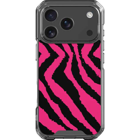 Retro Zebra iPhone 18 Pro Clear Case