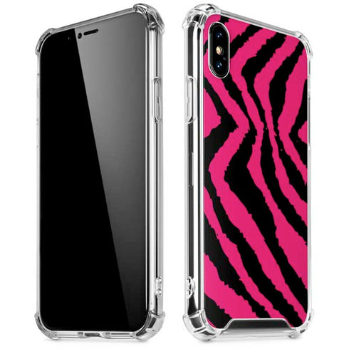 Retro Zebra iPhone X/XS Clear Case