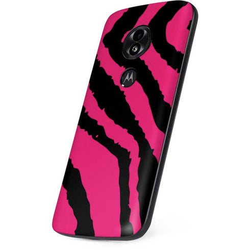 Retro Zebra Moto E5 Play Skin