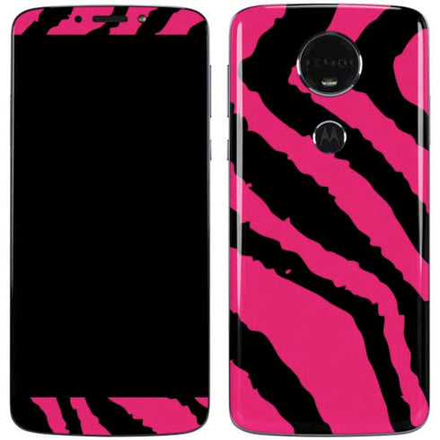 Retro Zebra Moto E5 Plus Skin