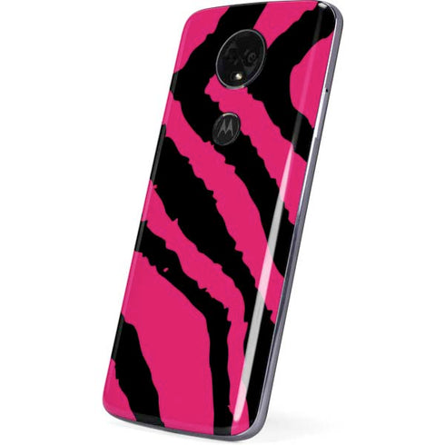 Retro Zebra Moto E5 Plus Skin
