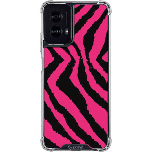 Retro Zebra Moto G Power 5G (2024) Clear Case