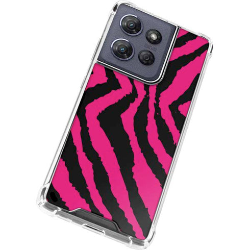 Retro Zebra Moto G Power 5G (2025) Clear Case