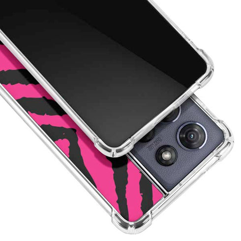 Retro Zebra Moto G Power 5G (2025) Clear Case