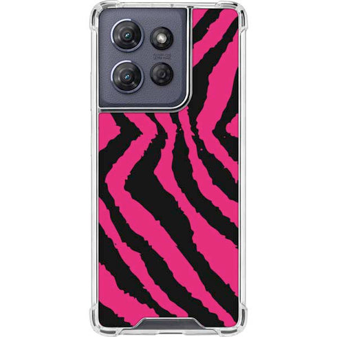 Retro Zebra Moto G Stylus 5G (2025) Clear Case