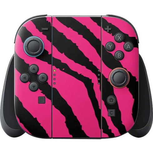 Retro Zebra Nintendo Switch 2 (2025) Joy-Con Controller Skin