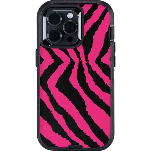 Retro Zebra Otterbox Defender iPhone Skin